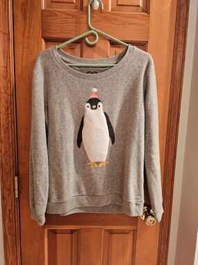 Aeropostale Gray Penguin Sweater